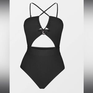 Women's Cupshe Cutout Shirring One Piece Swimsuit